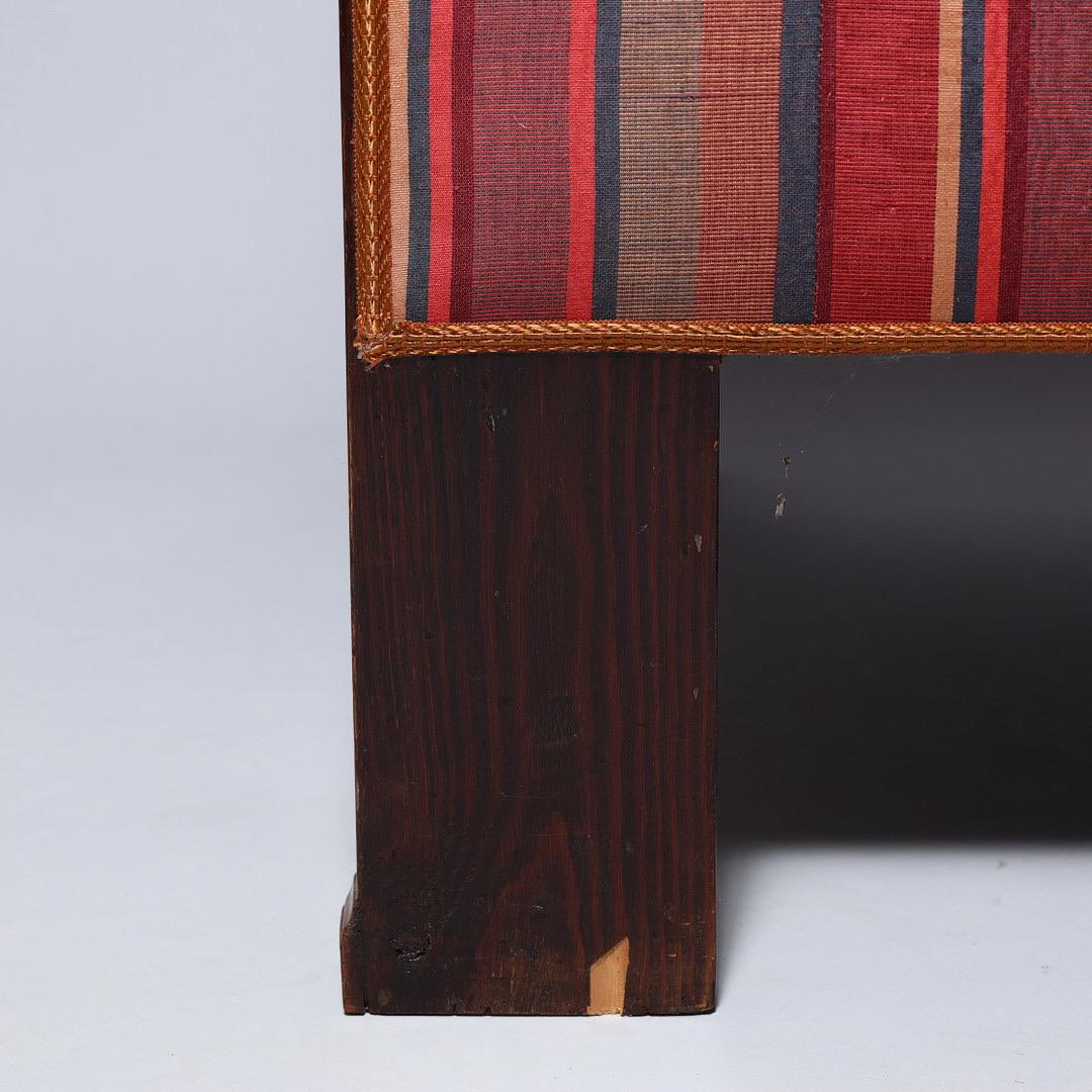 Carl Andreassen Mahogany Sofa with Inlays, Denmark, Late 19th–Early 20th Century For Sale 3