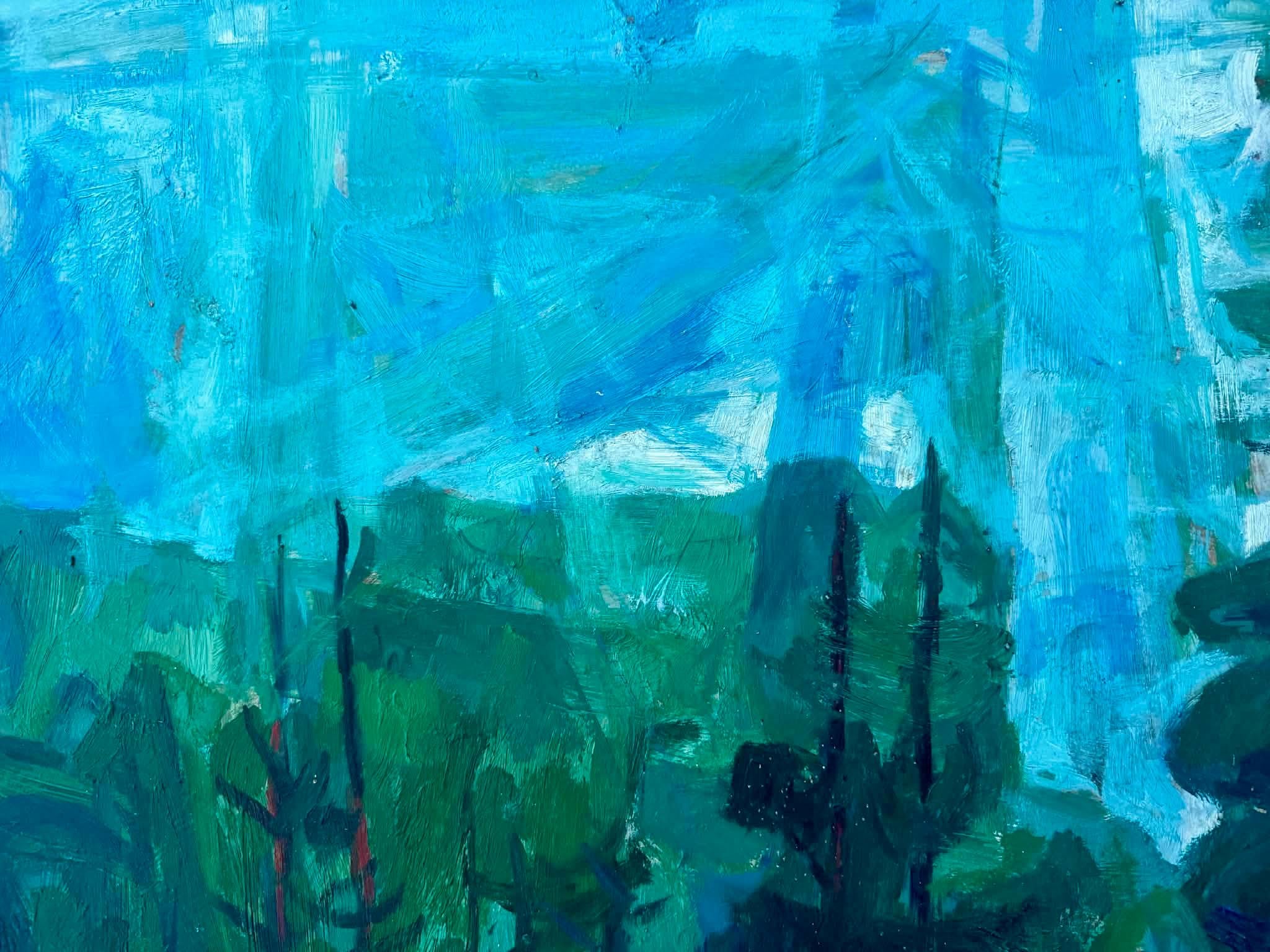 Landscape Painting de Carl Ashby - Bosque de Maine