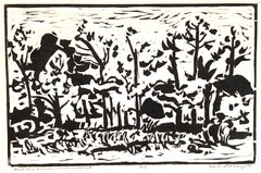 Carl Ashby, Wind Thru the Trees, South Wellfleet, 1991, calcografia,  in rilievo
