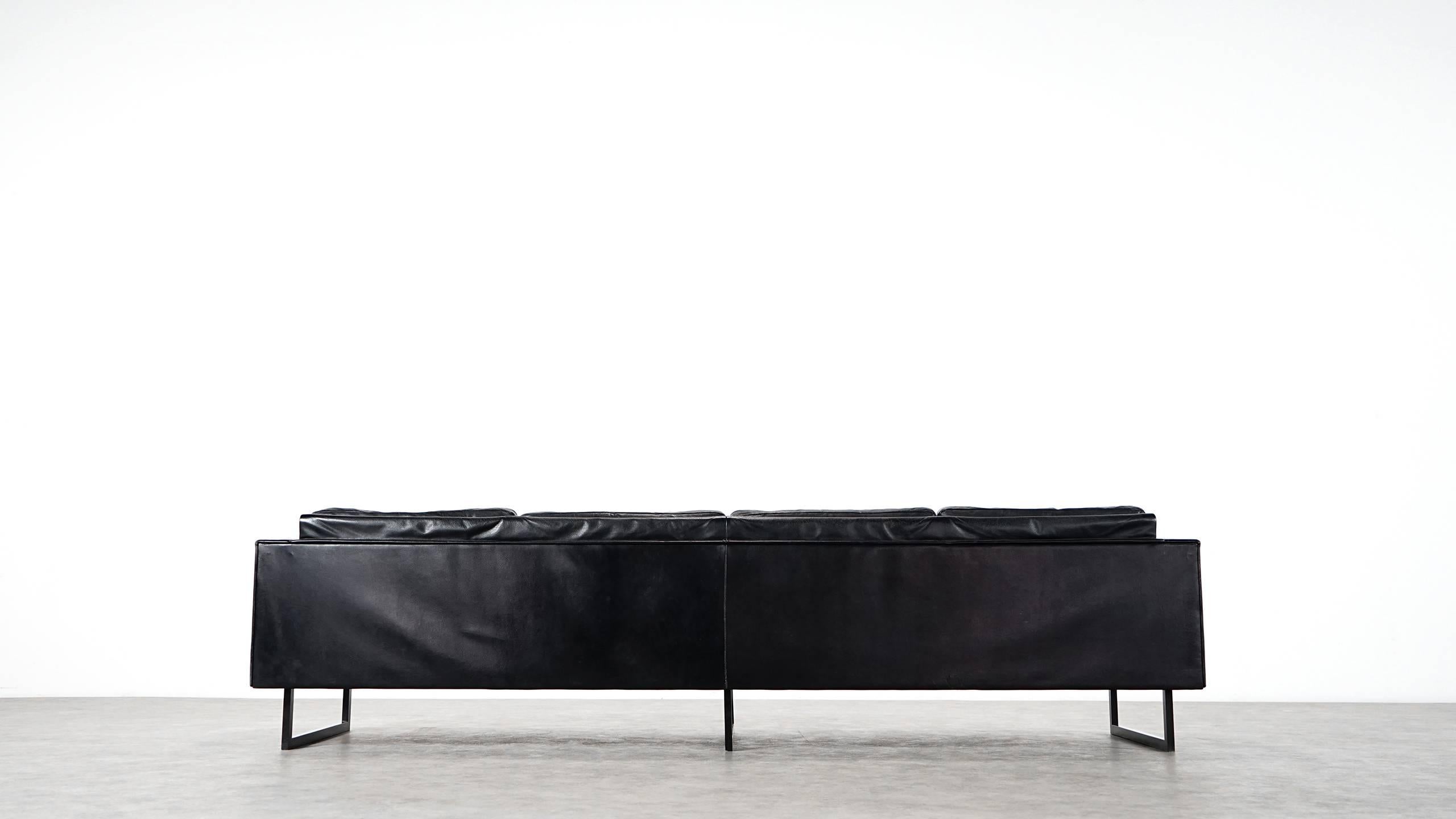 Carl Auböck Cubus Sofa, Extremely Rare Three-Seat by COR Germany, circa 1960 1