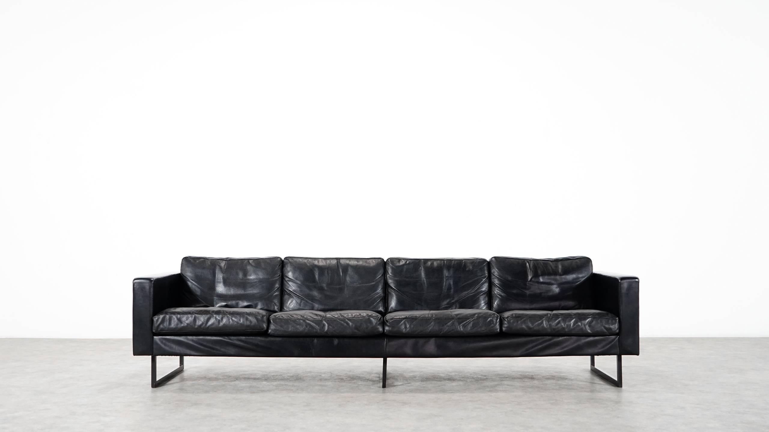 Carl Auböck Cubus Sofa, Extremely Rare Three-Seat by COR Germany, circa 1960 3