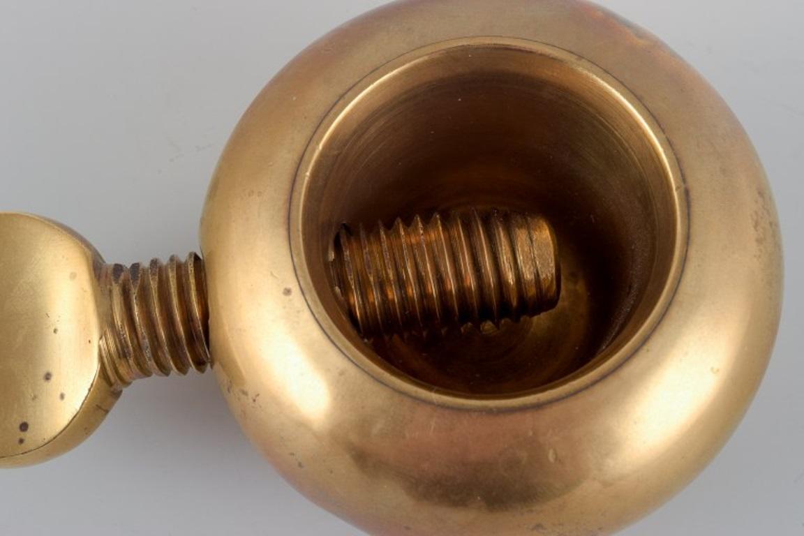 Austrian Danish design. Brass Nutcracker. Mid-20th Century For Sale