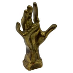 Carl Auböck, 1950s, Hand Signed, Brass, Paperweight