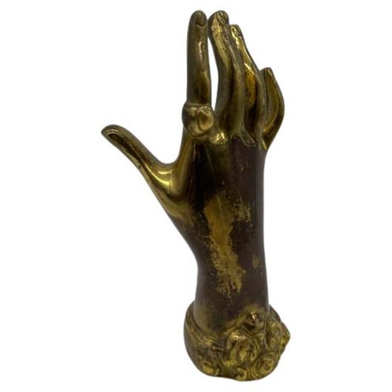 Carl Auböck, 1950s, Hand Signed, Brass, Paperweight For Sale at 1stDibs