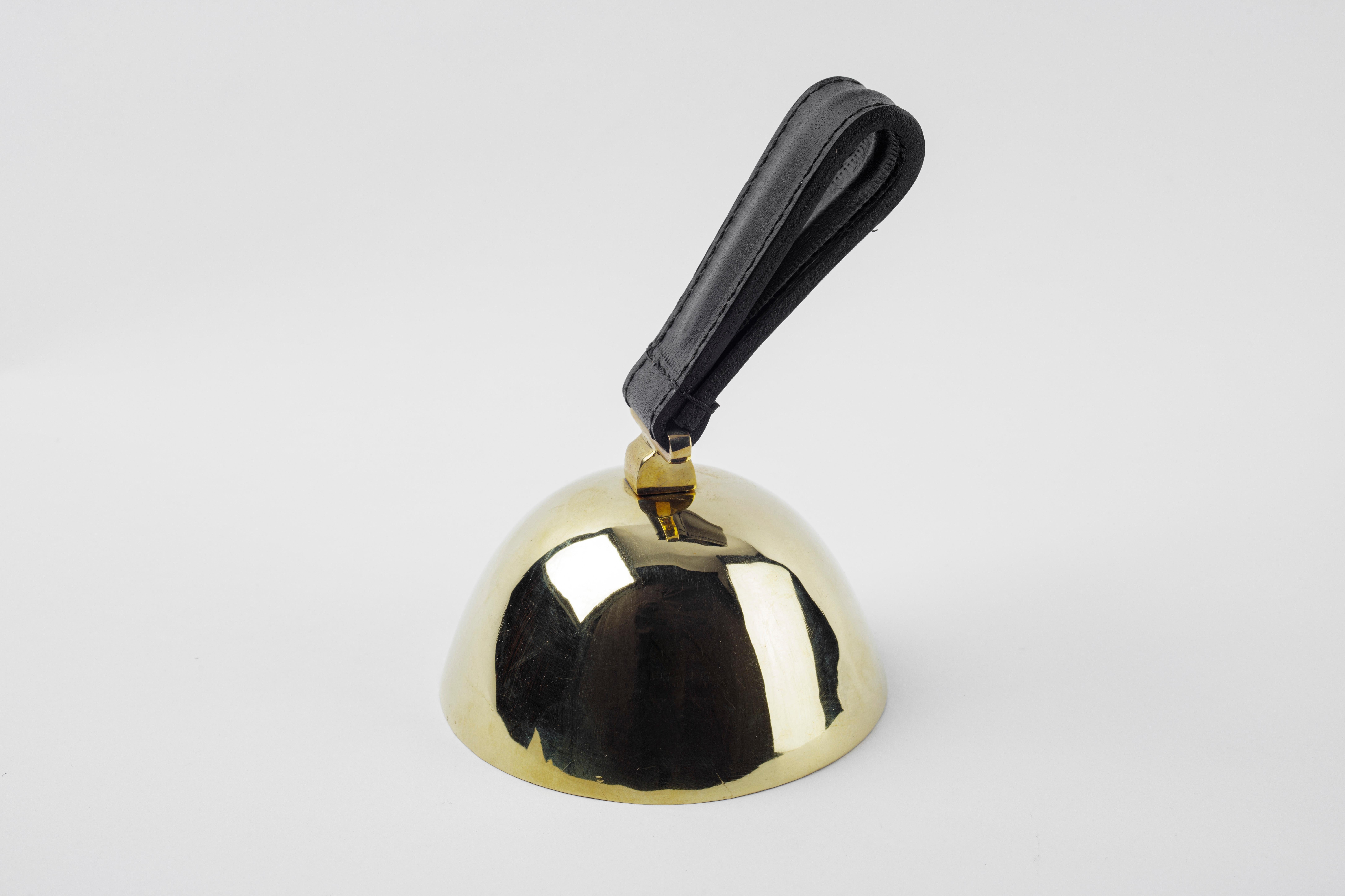 Austrian Carl Auböck #3310-3 Bell with Black Strap, Austria 2022 For Sale