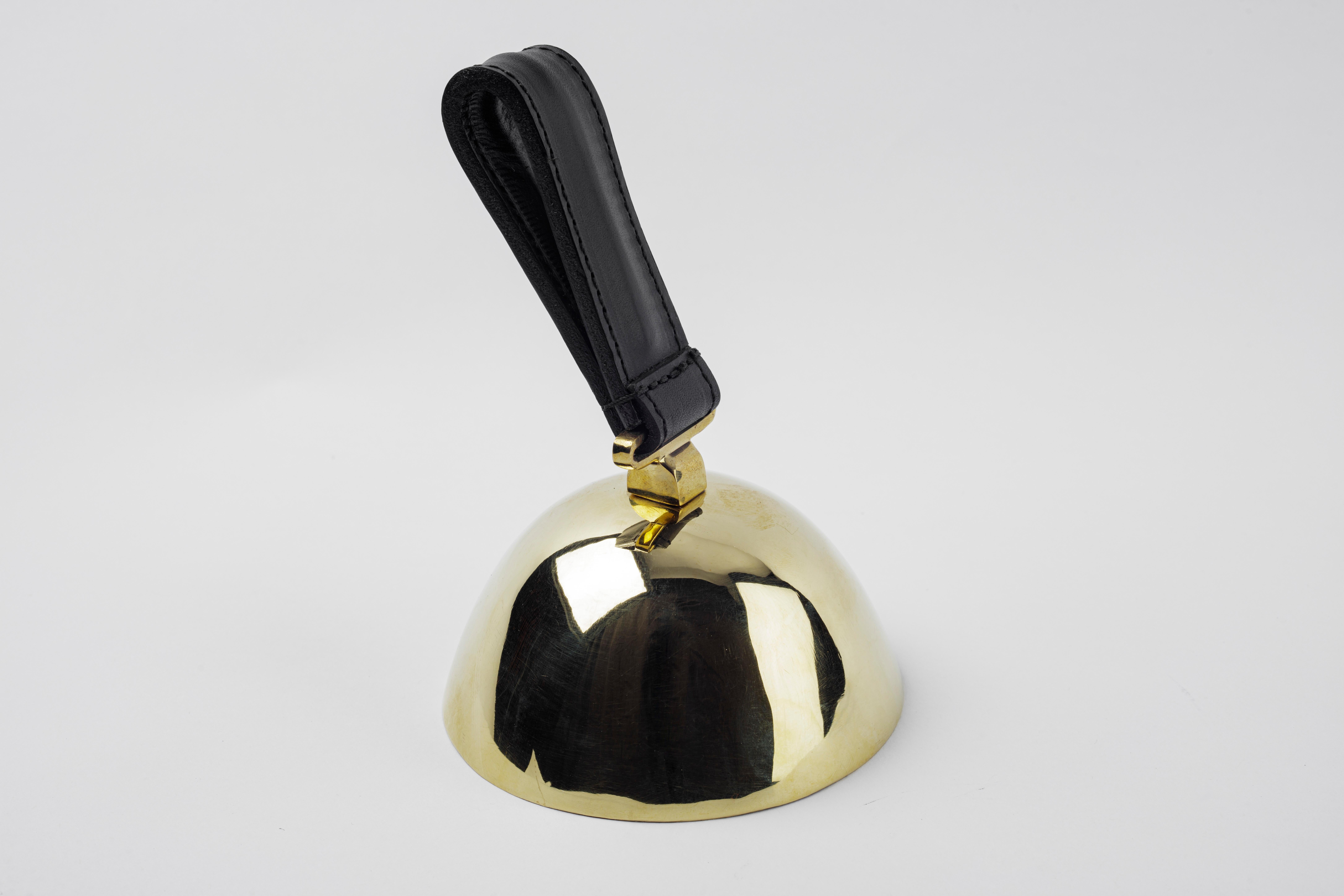 Carl Auböck #3310-3 Bell with Black Strap, Austria 2022 For Sale