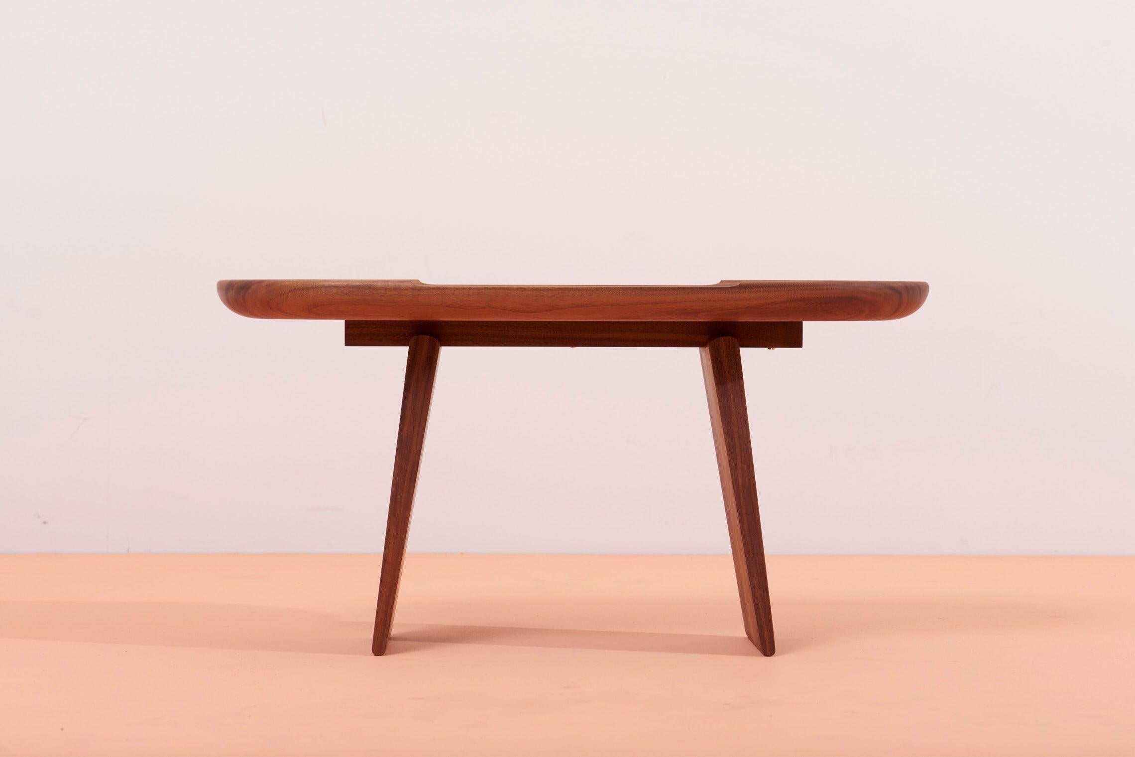 Carl Auböck #3511 Walnut Side Table, Austria, 2022 For Sale 1