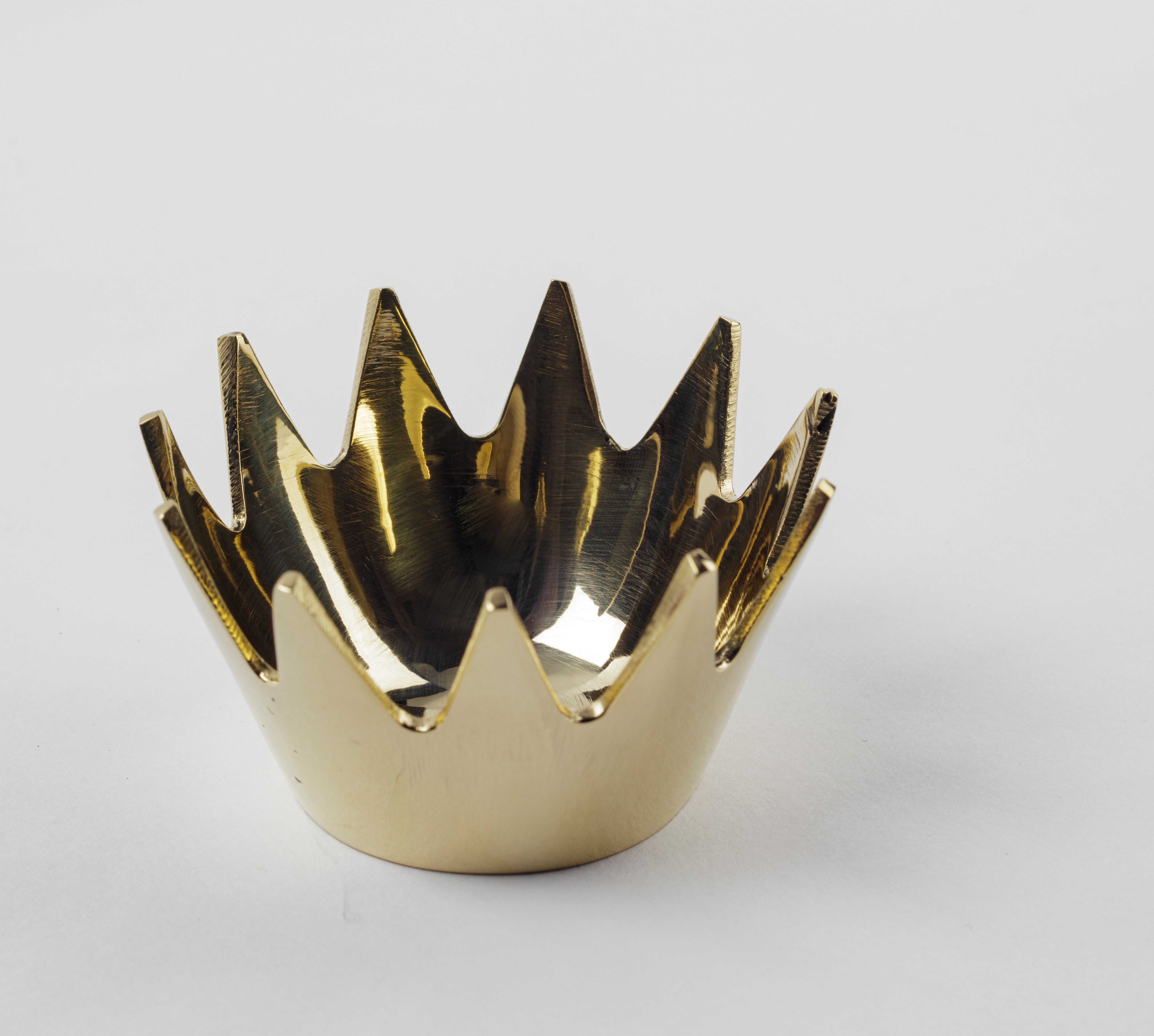 Carl Auböck #3600-1 Ashtray "Crown", Austria 2022 For Sale