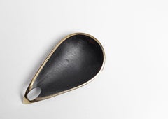 Carl Auböck #3904-2 Patinated Brass Ashtray, Modern Design, Austria