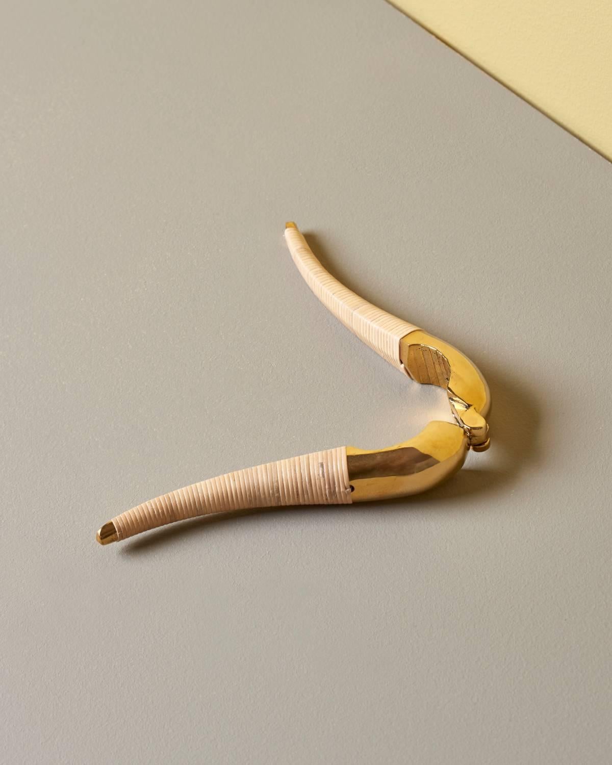 Nutcracker with cane #4051 by Carl Auböck.

