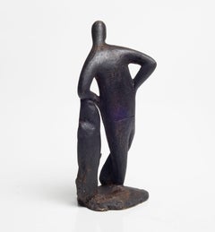 Carl Auböck #4068 Sculpture "Leaning on Treestump", Austria