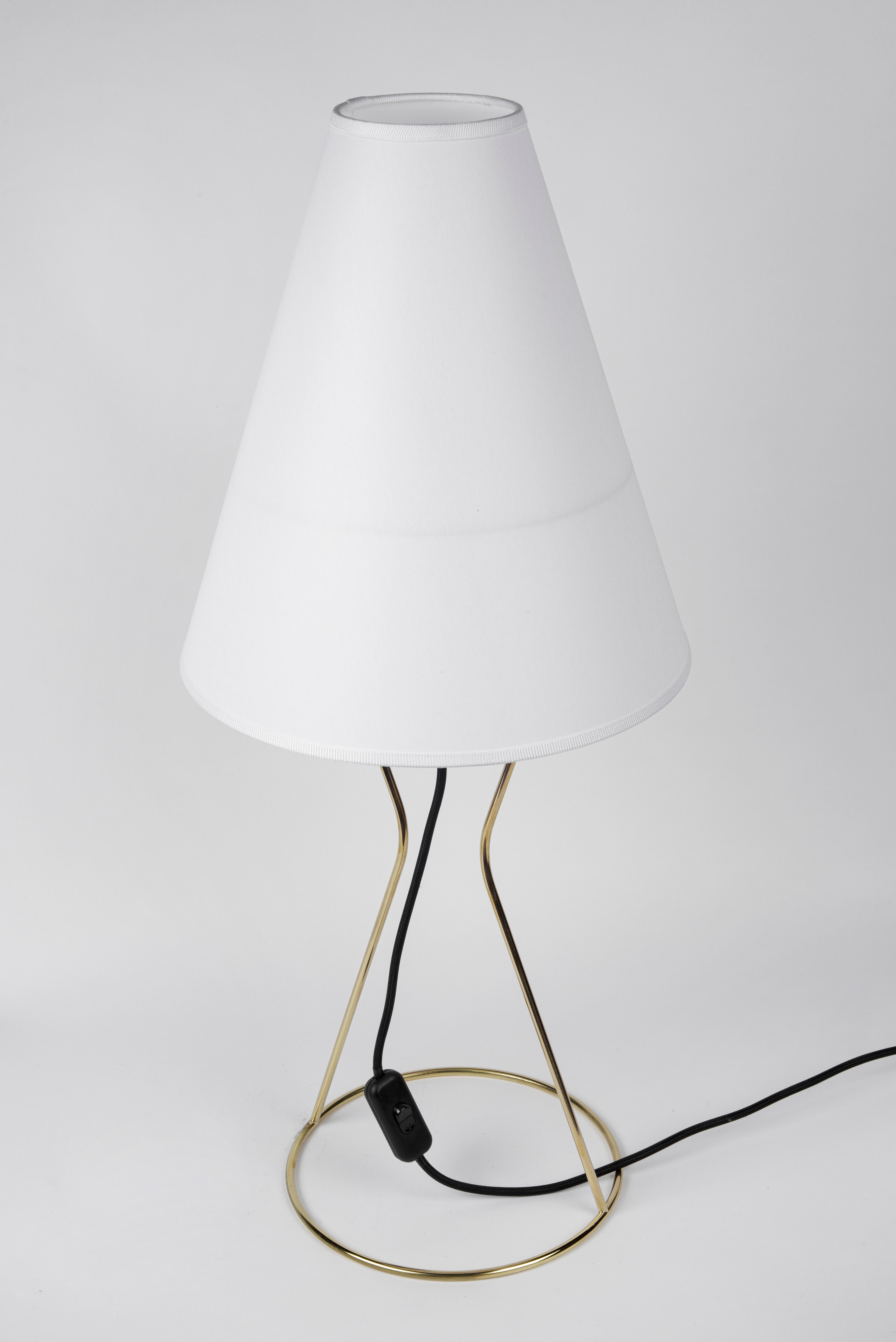 Austrian Carl Auböck #4105-2 Vice Versa Table Lamp For Sale