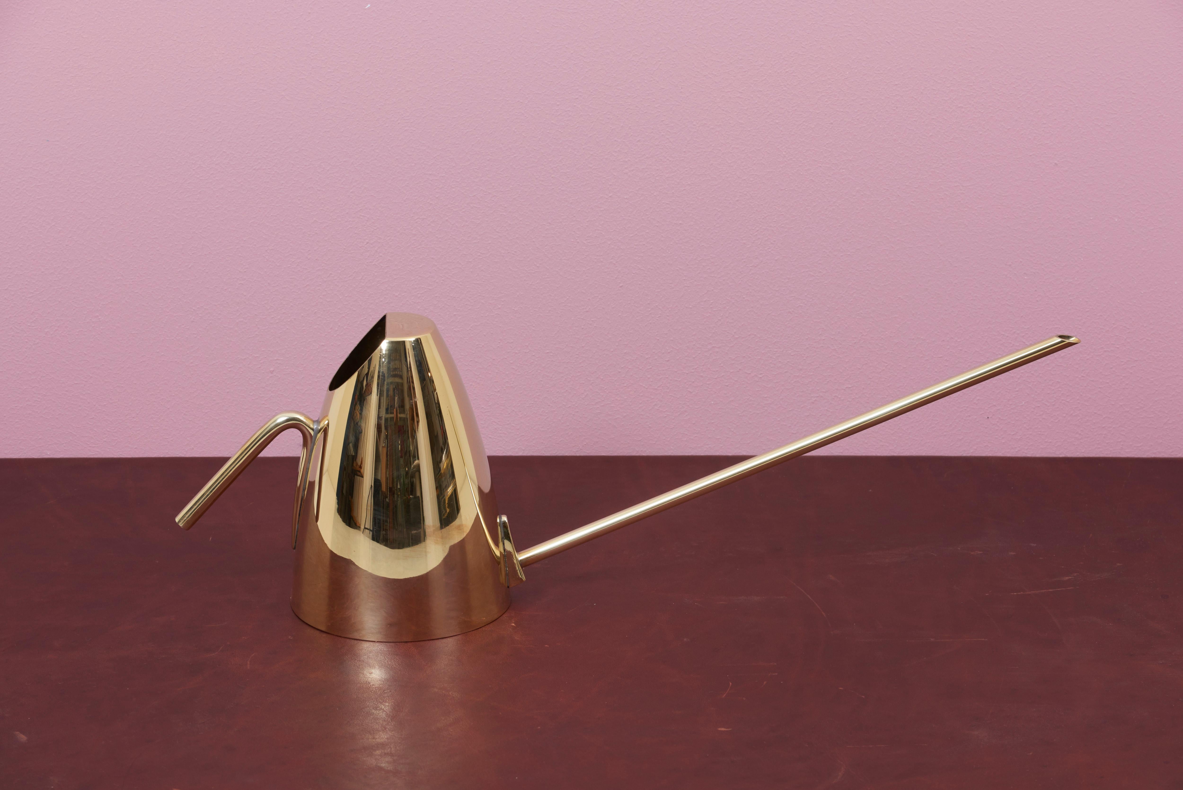 Mid-Century Modern Carl Auböck #4118 Watering Can in Polished Brass, Austria For Sale