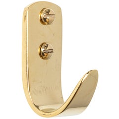 Carl Auböck #4330/1 Gancio in ottone lucido