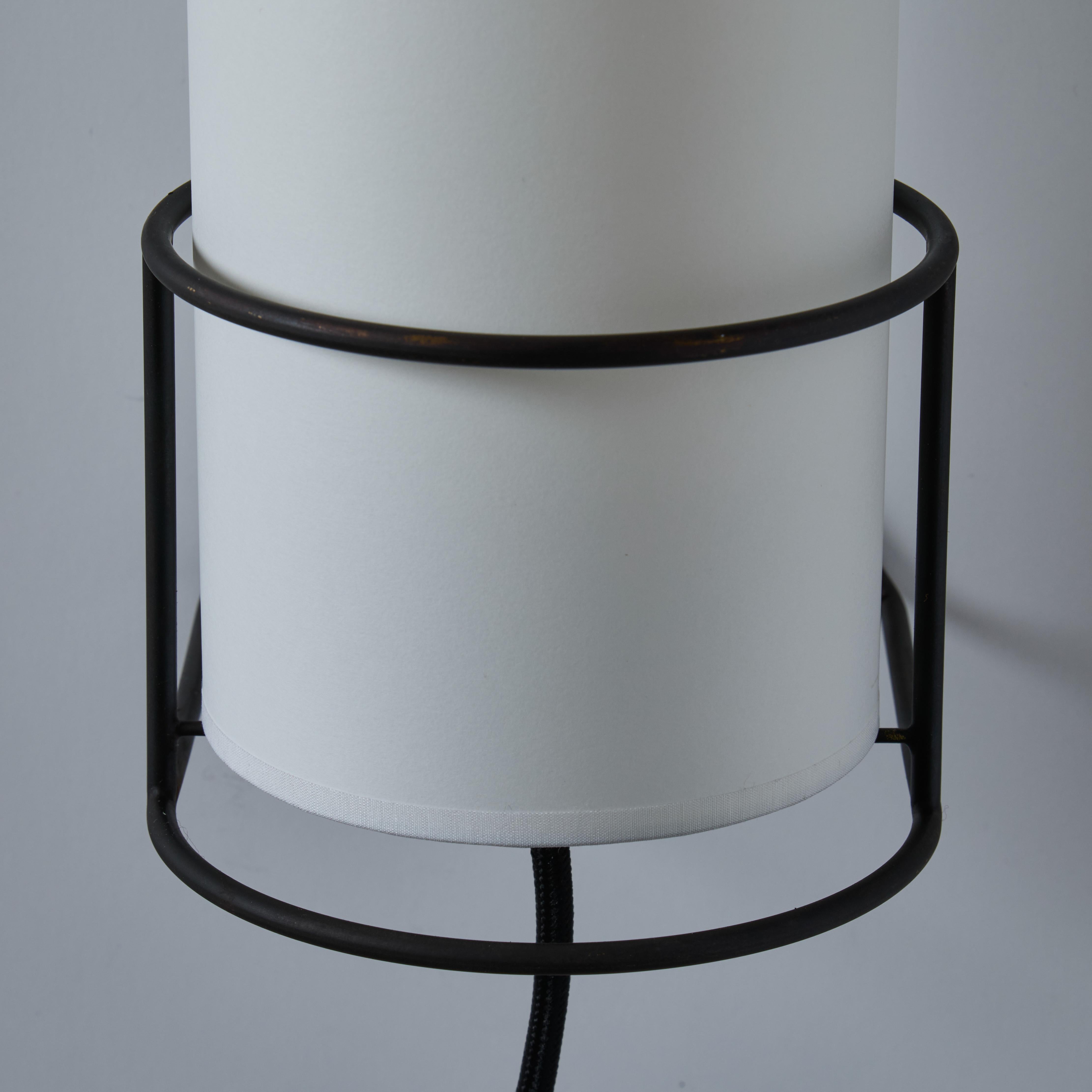 Carl Auböck '4723' Patinated Brass Plug-In Wall Light With White Shade For Sale 2