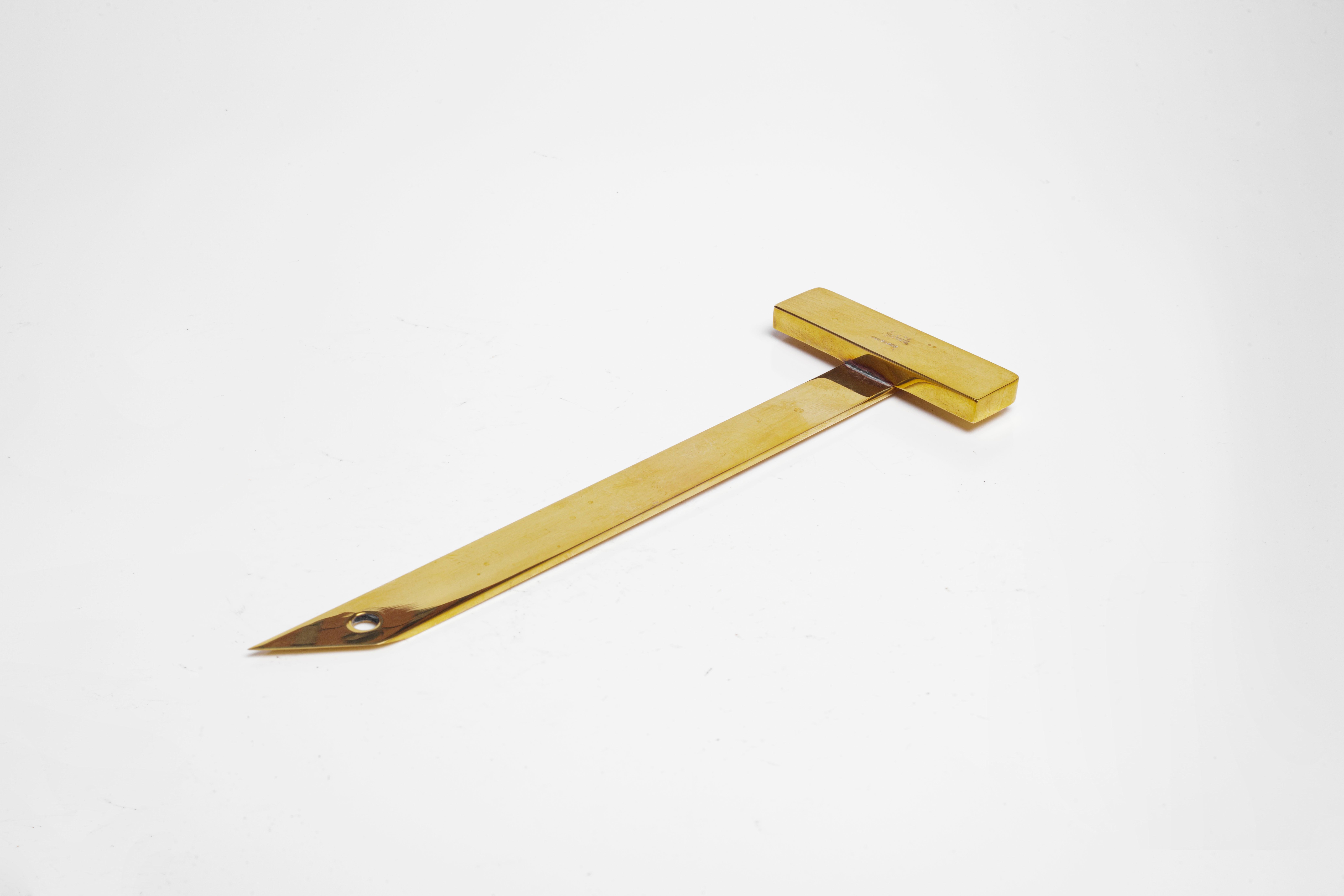 Mid-Century Modern Carl Auböck #6086-1 Paperweight or Paperknife, Austria 2022 For Sale