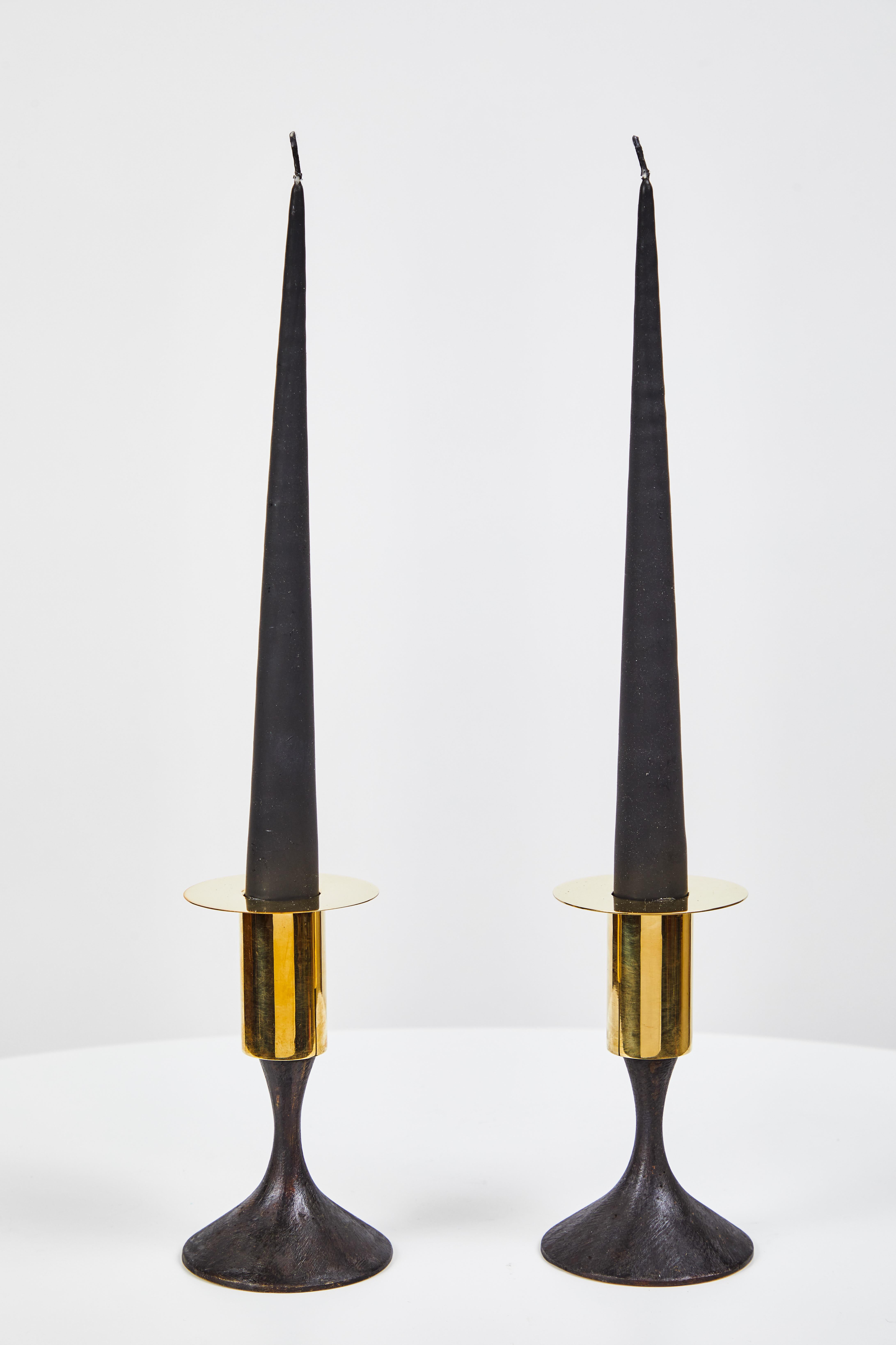 Mid-Century Modern Carl Auböck #7234 Brass Candleholder For Sale