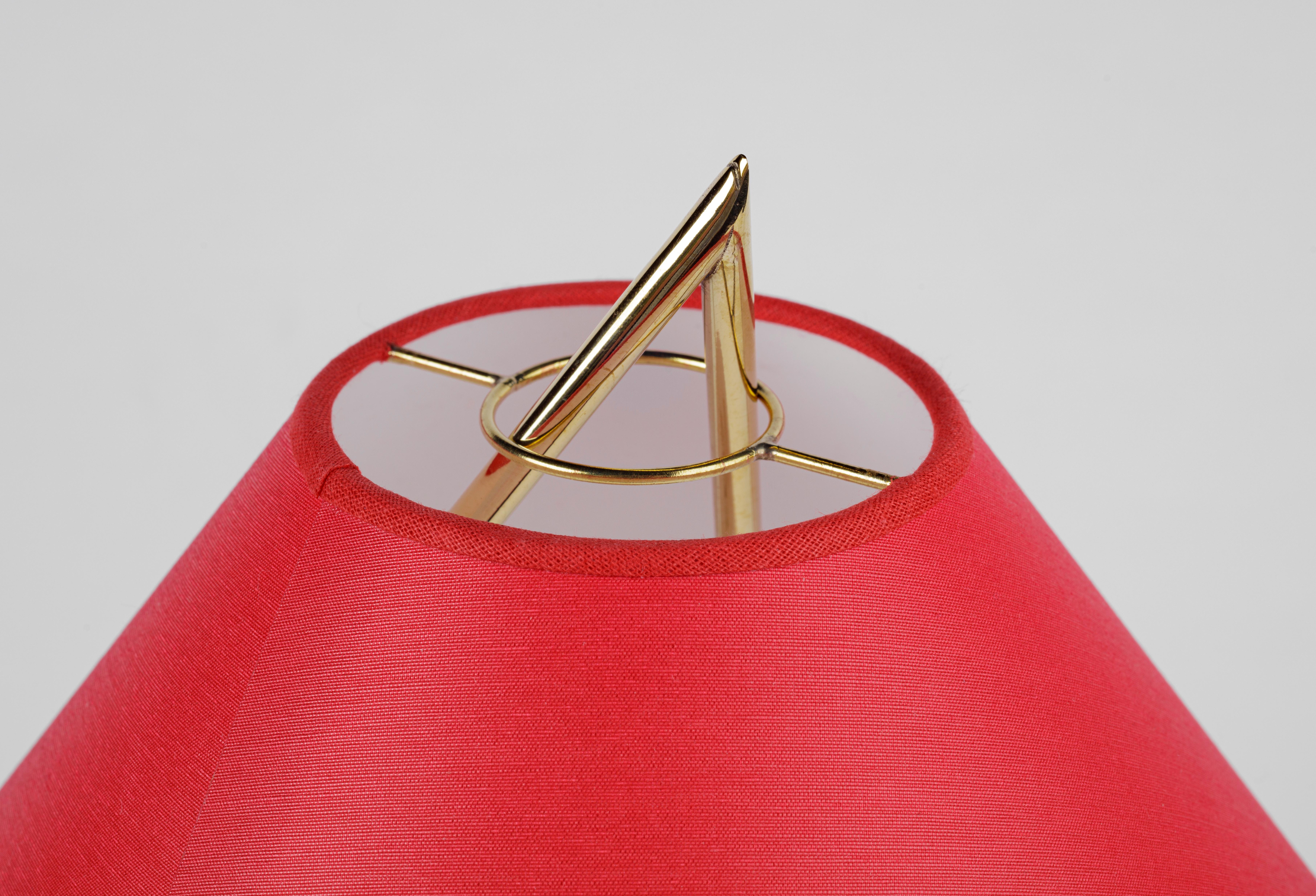 Austrian Carl Auböck #7255-1 Horn Table Lamp, Austria For Sale