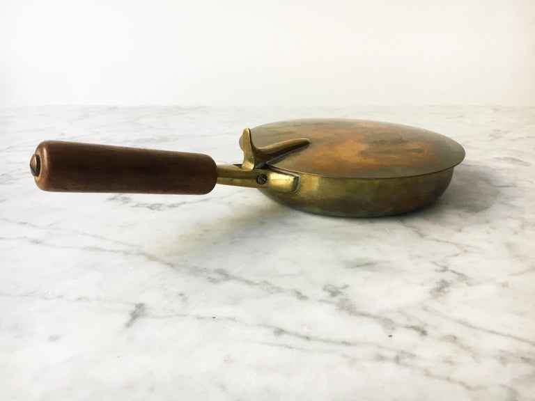 Carl Auböck Brass Ashtray Silent Butler Model '3709', Austria, 1950s at