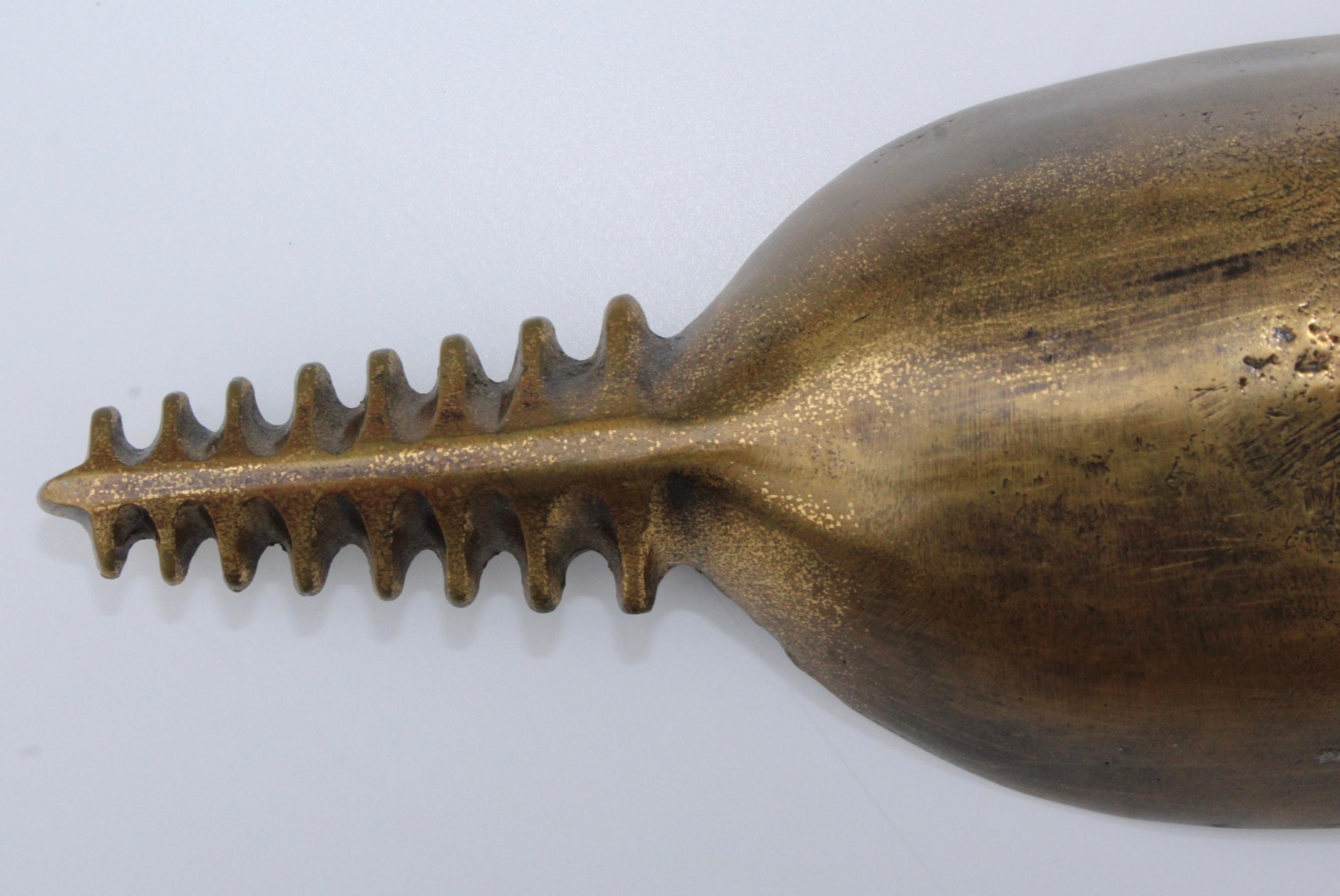 Carl Auböck Attributed Brass Fish Ashtray 5