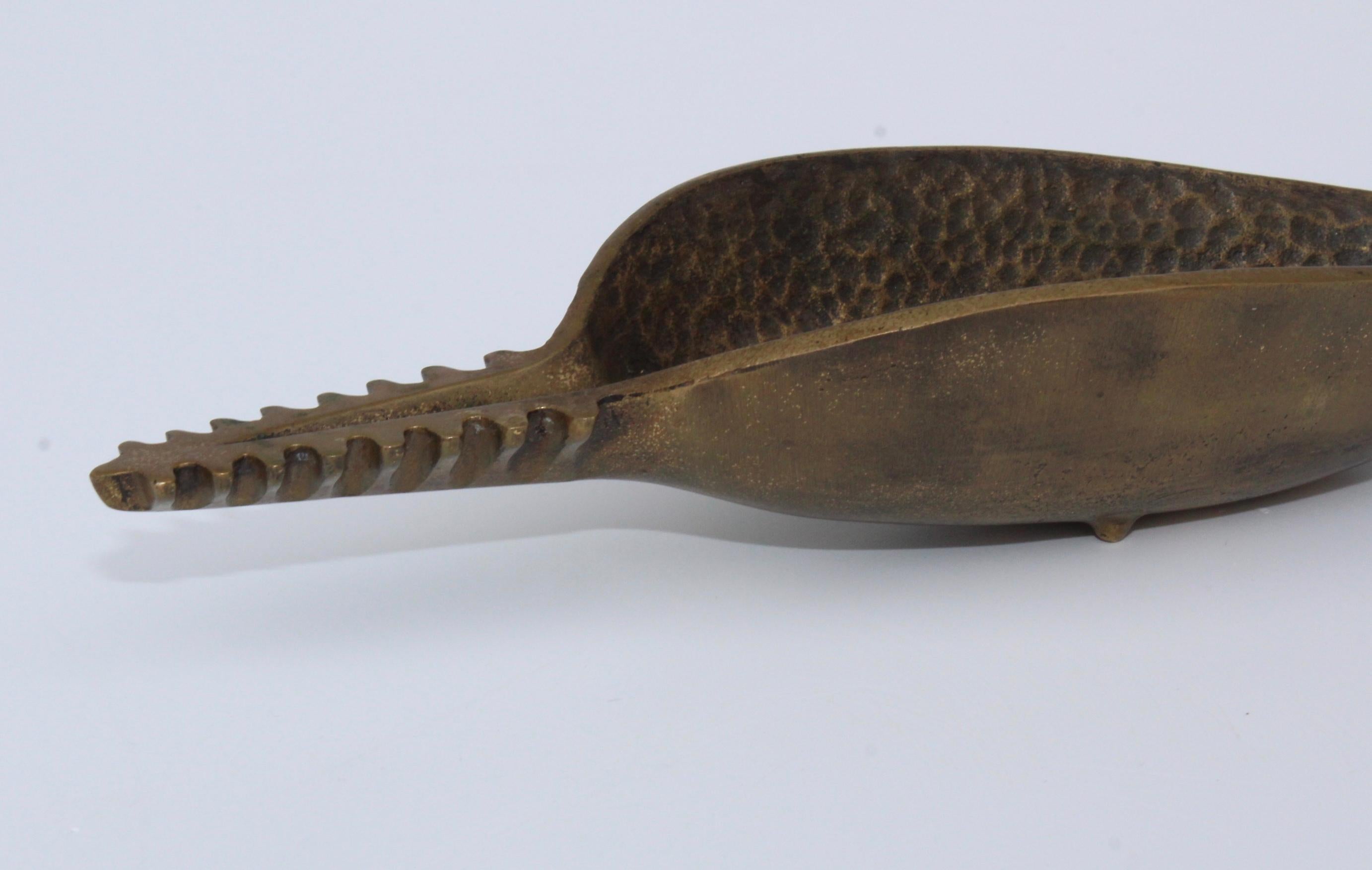 Carl Auböck Attributed Brass Fish Ashtray 9
