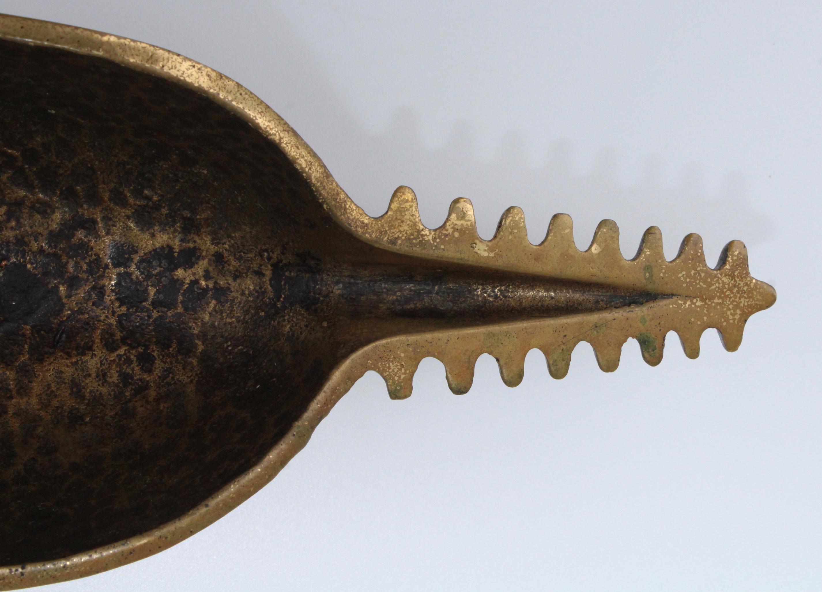 Mid-20th Century Carl Auböck Attributed Brass Fish Ashtray