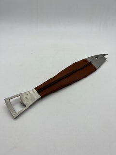 Coupe-bouteille autrichienne en forme de poisson de Carl Aubck, années 1950
