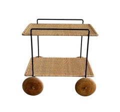 Carl Auböck Bar Cart, Austria 1950s