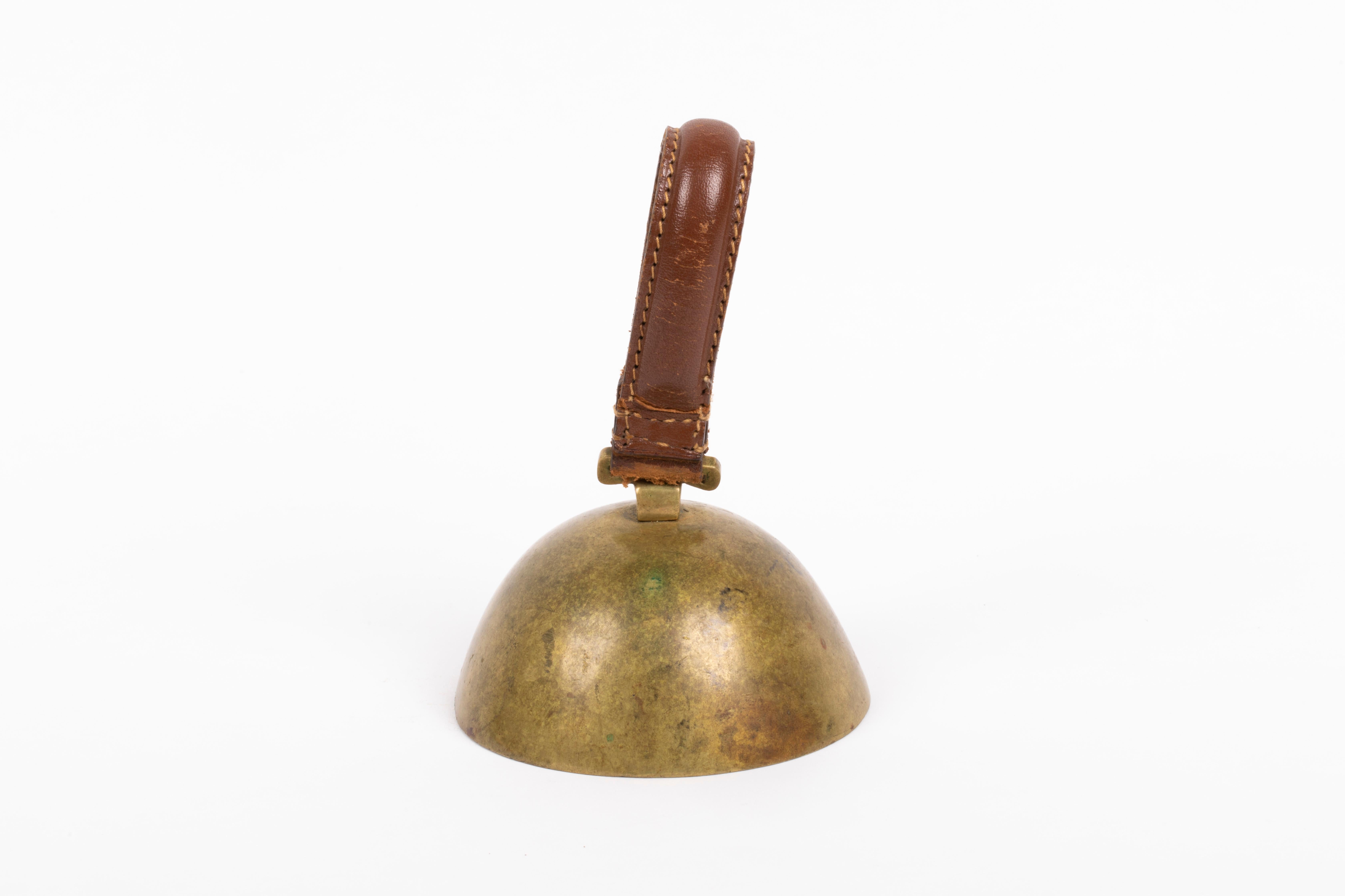 Carl Auböck bell, Austria 1960s. The bell without the handle measures 5cm in height.
