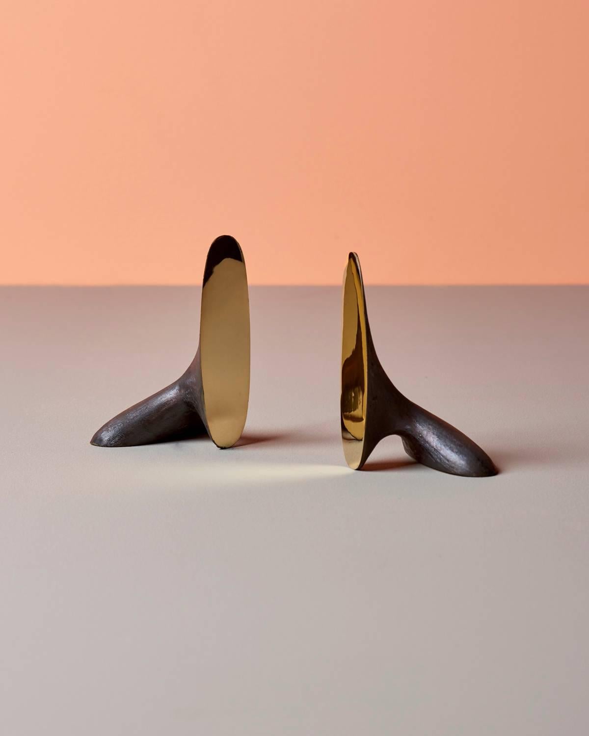 Mid-Century Modern Carl Auböck Bookends #3653 For Sale