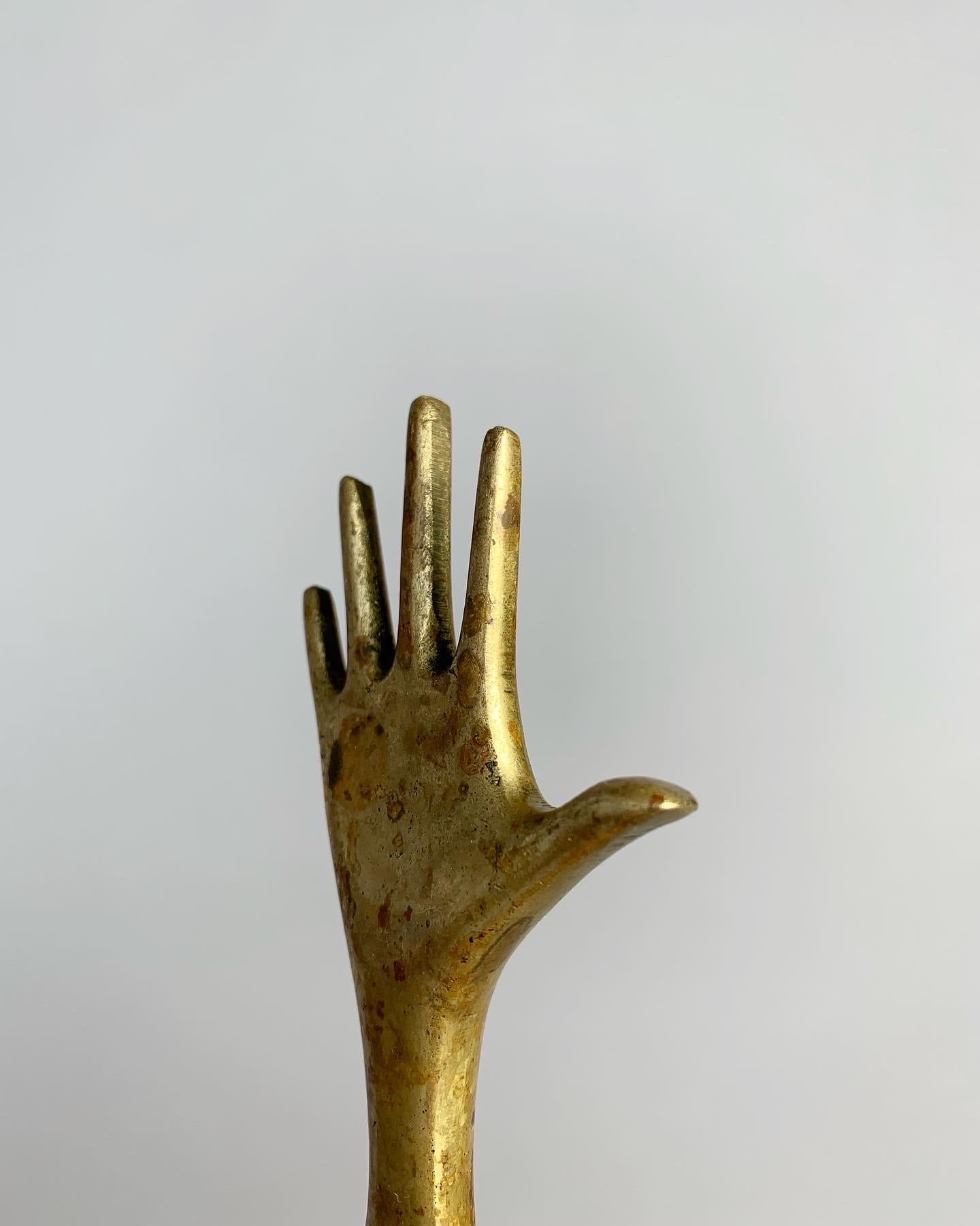 Carl Auböck Bottle Opener Hand Brass Mid-Century Austria Design, 1950s 3