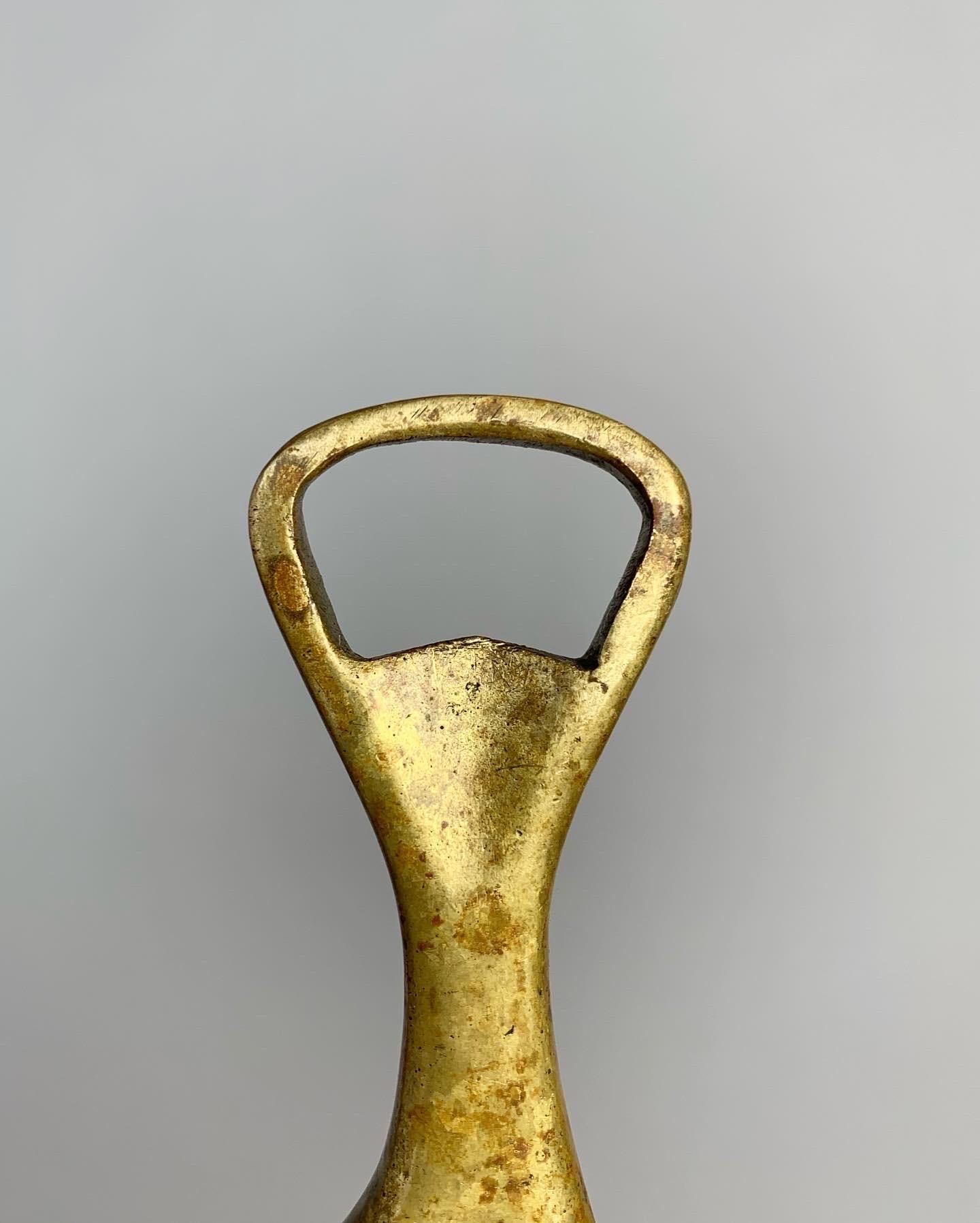 Carl Auböck Bottle Opener Hand Brass Mid-Century Austria Design, 1950s 2