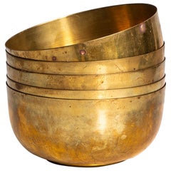 Carl Auböck Bowls in Brass by Carl Auböck Workshop in Austria
