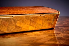 Scatola per gioielli Carl Auböck in Wood, ottone e sughero