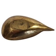 Carl Auböck Aschenbecher aus Messing, Wien, 1950er Jahre