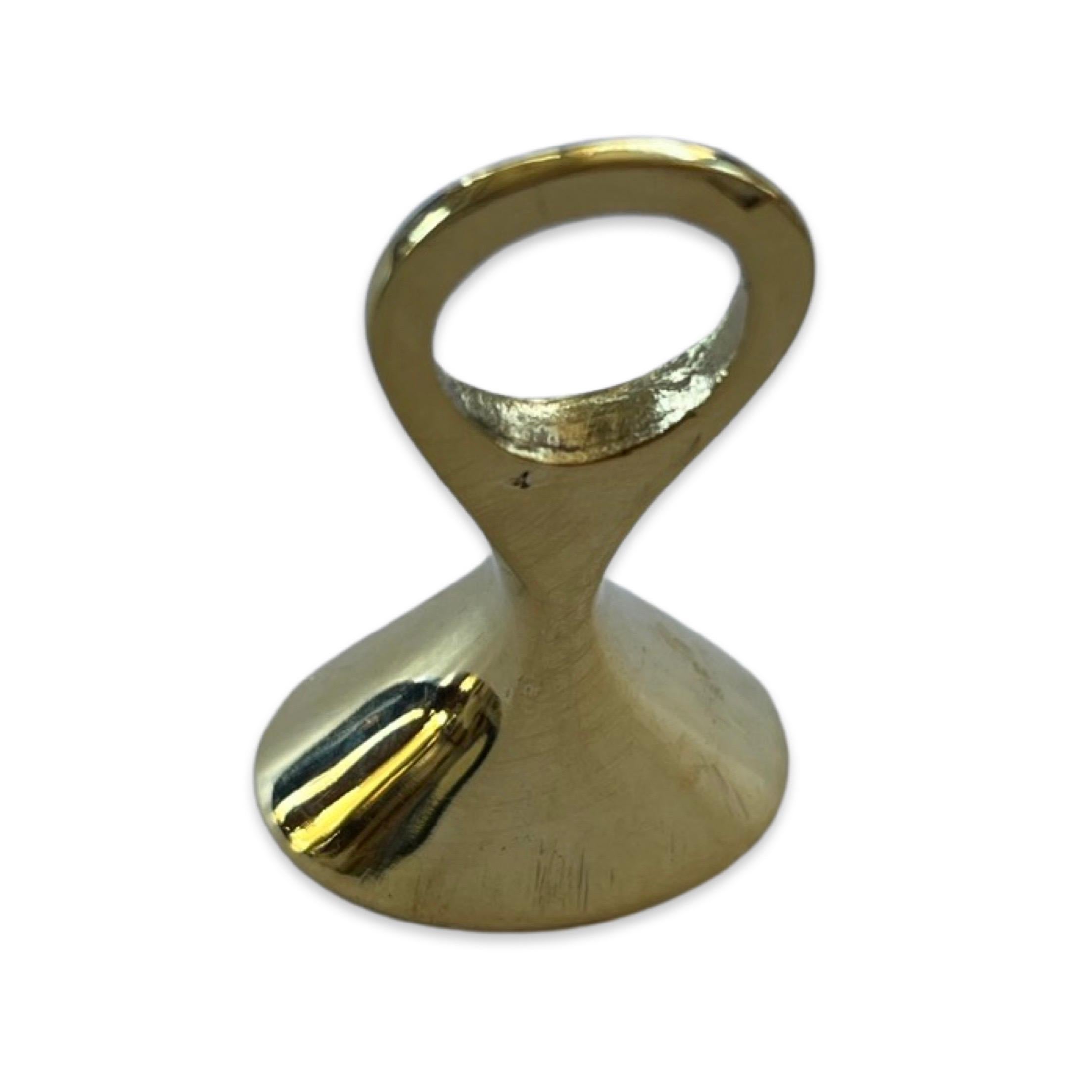 Mid-Century Modern Carl Aubock Brass Cigar Snuffer #4117 For Sale