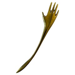 Carl Aubock Brass "Hand" Letter Opener #7208