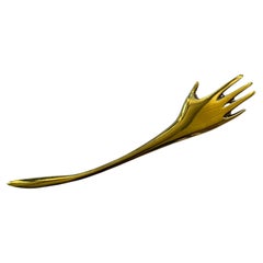 Carl Aubock Brass "Hand" Letter Opener #7208