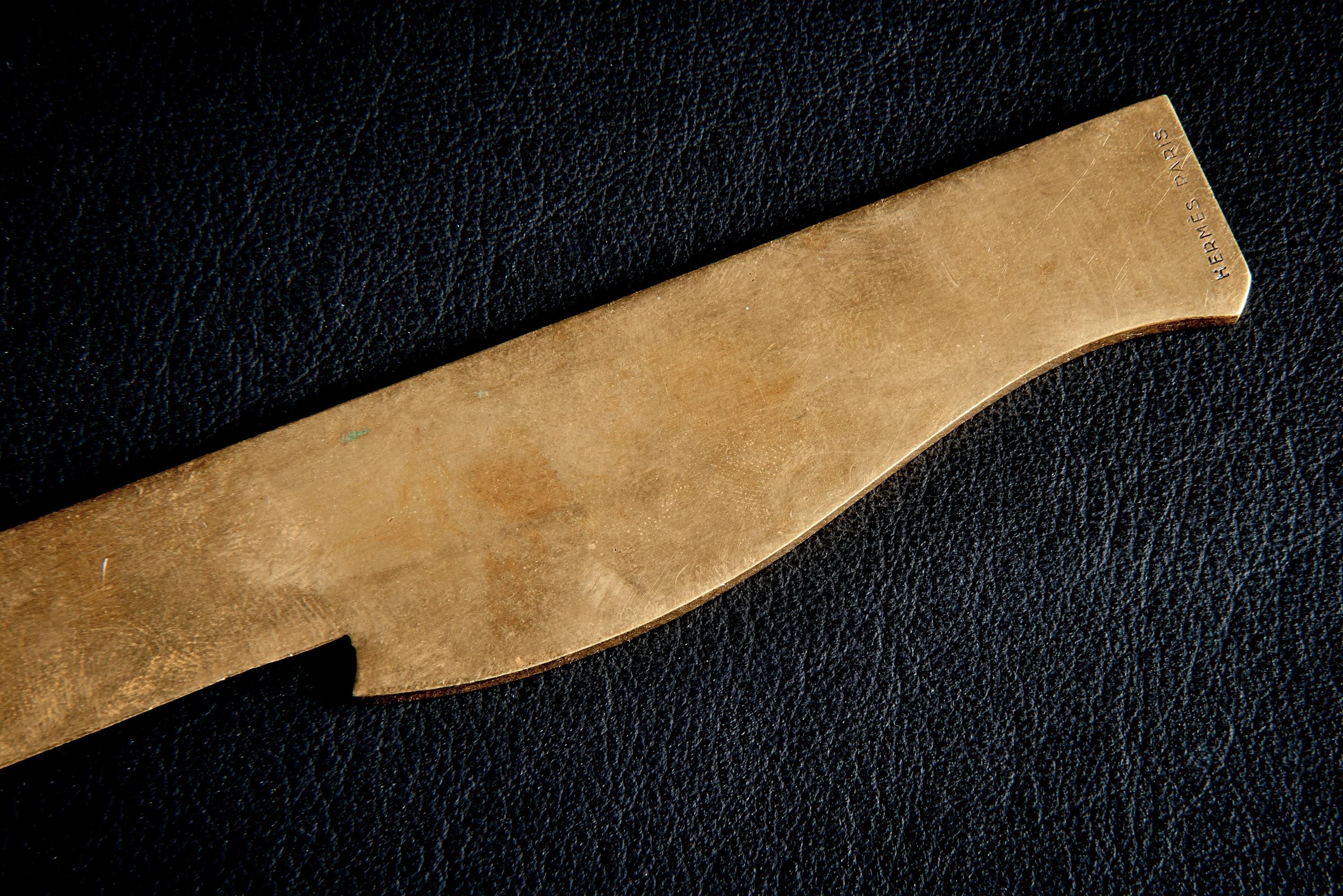 Carl Auböck Brass Letter Opener for Hermes, Mid-Century Modern