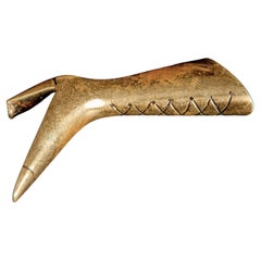 Carl Auböck Brass Shoe Bottle Opener, Mid-Century Modern, 1960s