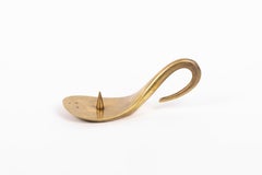 Mid-Century Modern Brass Candlestick by Werkstätte Carl Auböck, 1960s