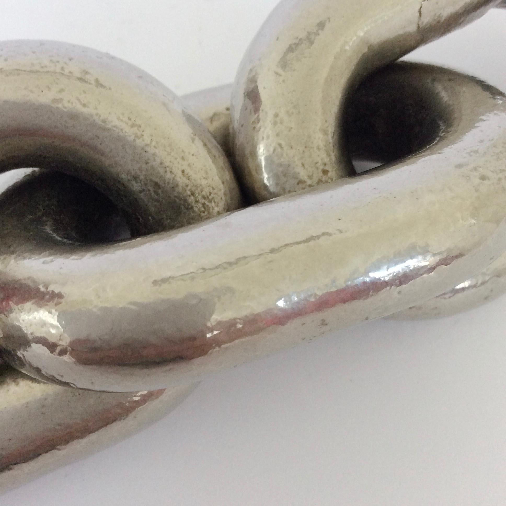 Carl Aubock Chain Paperweight Sculpture, circa 1960, Austria In Good Condition In Brussels, BE
