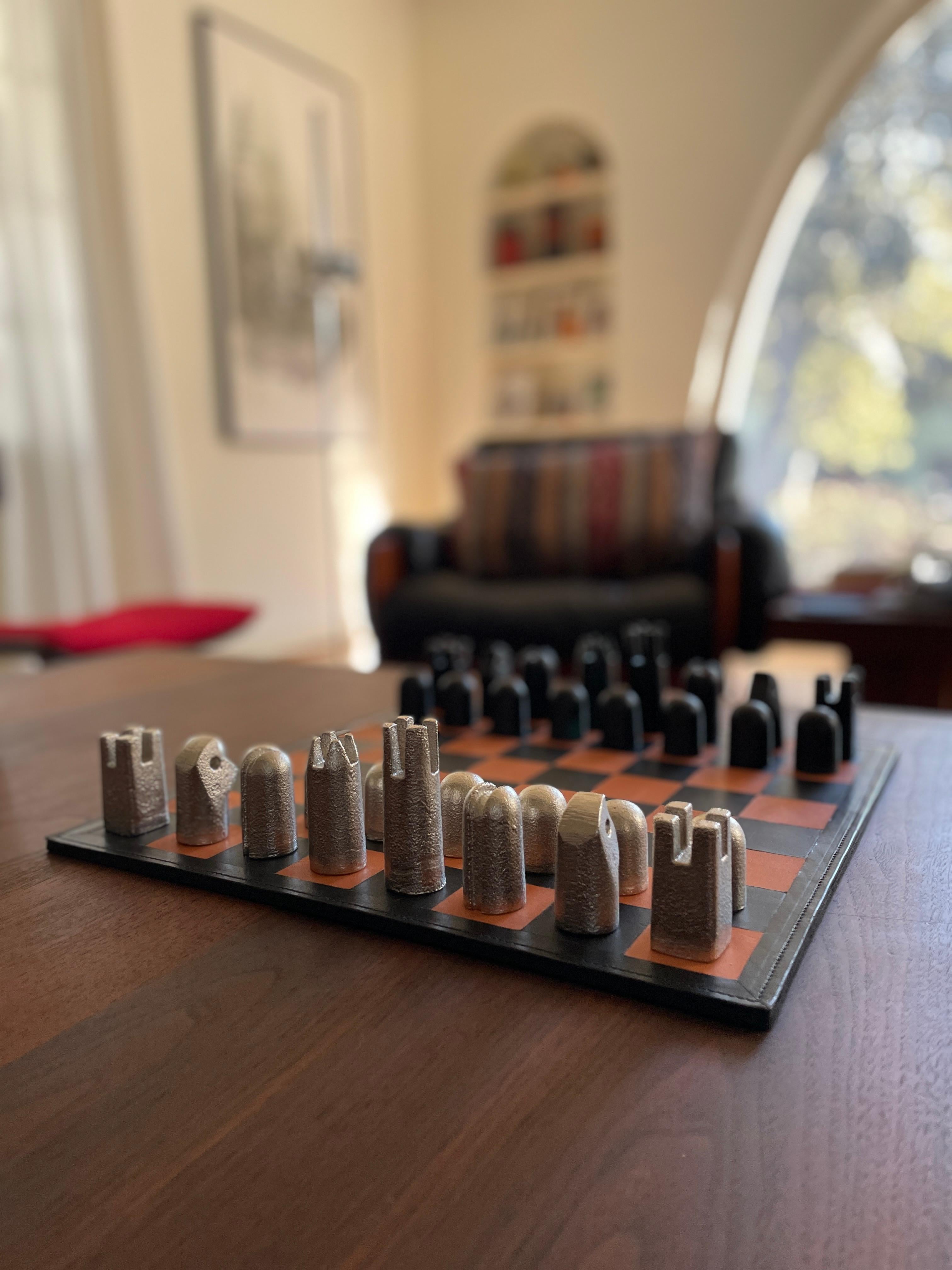 Carl Auböck Chess Set #5606 For Sale 8