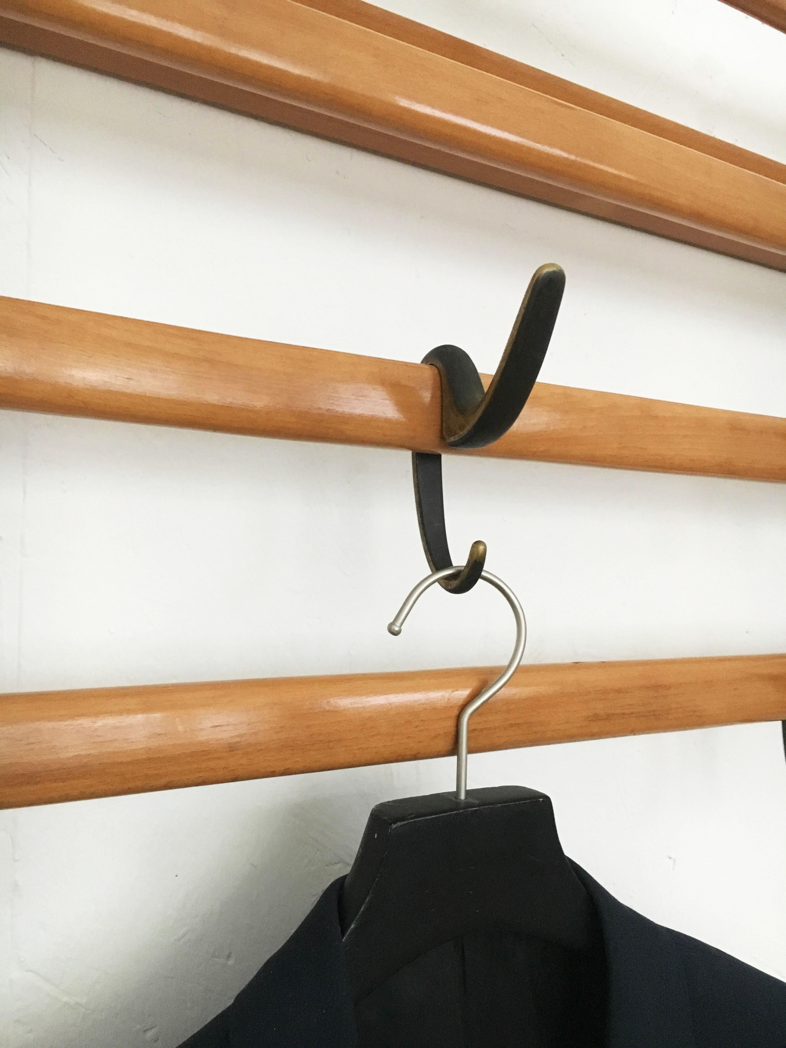 Carl Auböck Coat Rack Wardrobe, Austria, 1960s For Sale 2