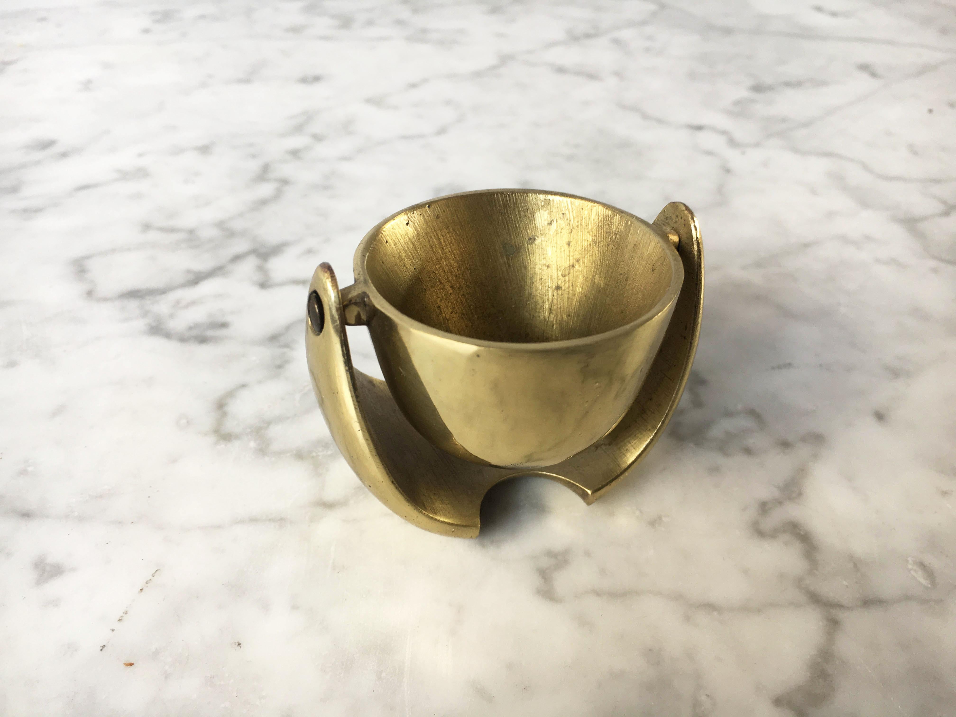 Brass Carl Auböck Egg Cup, Austria, 1950s For Sale