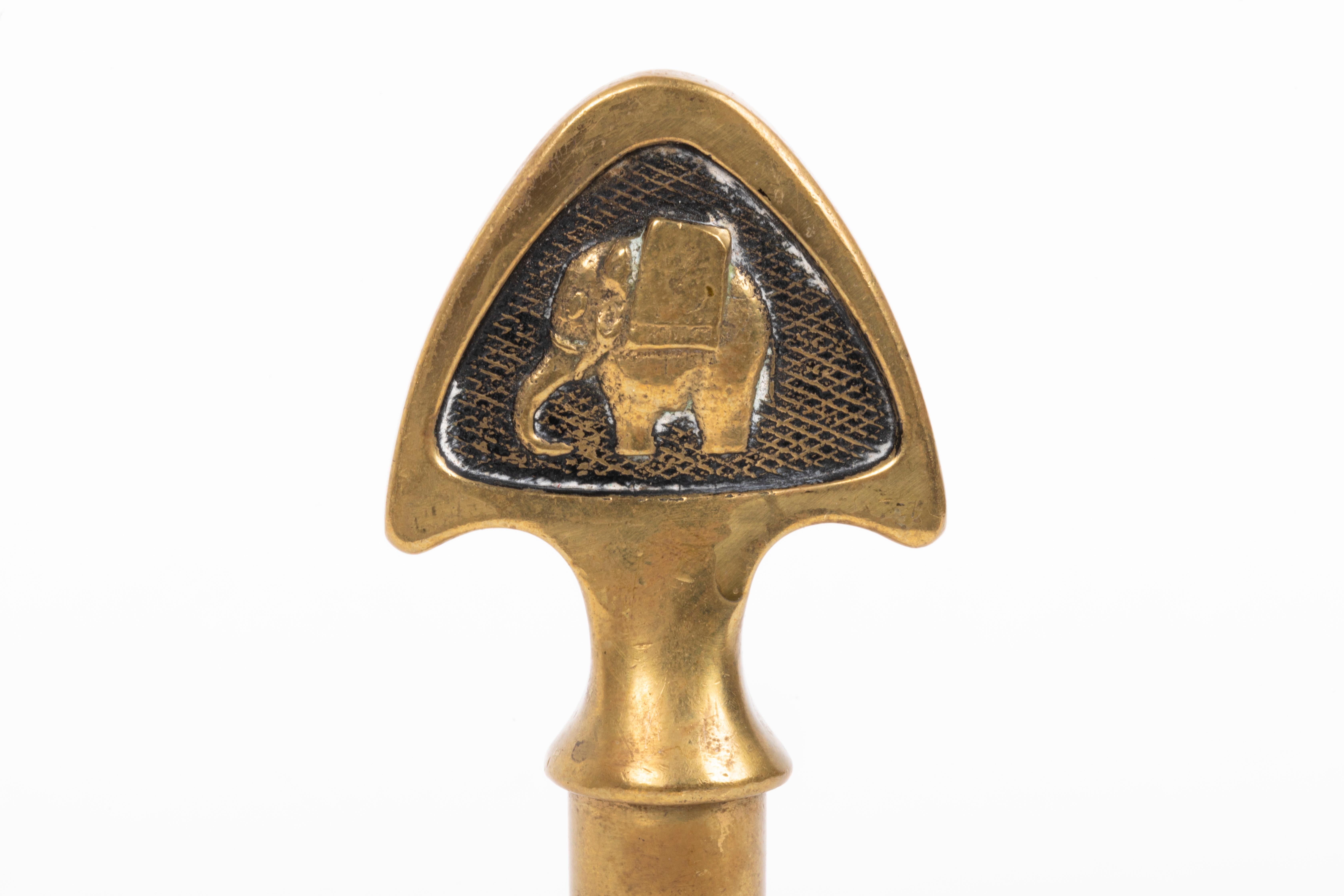 Mid-Century Modern Carl Auböck Elefant Cork Screw, Austria, 1960s For Sale