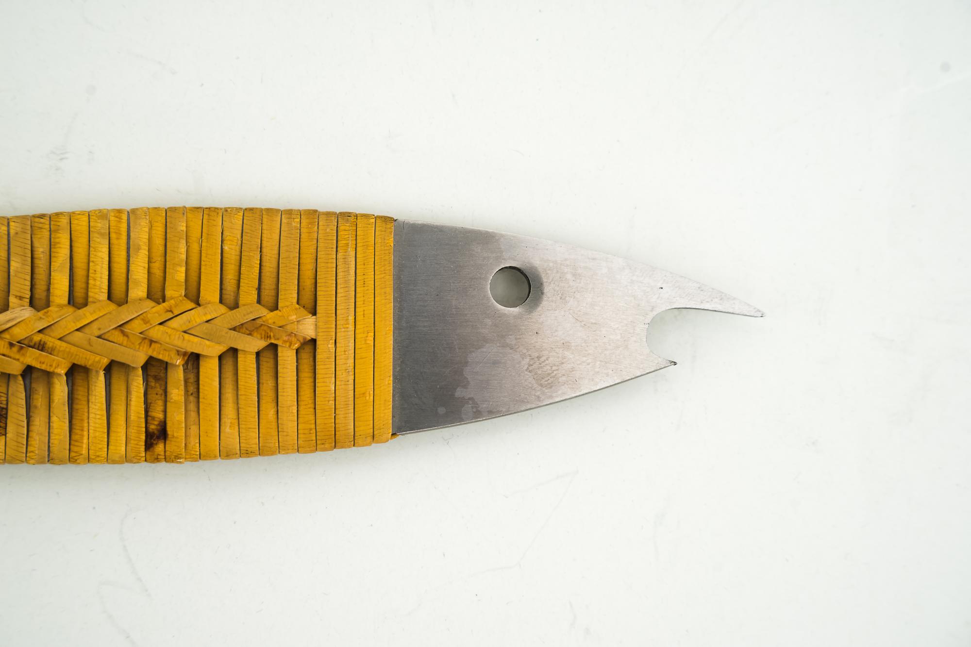 Fischförmiger Flaschenöffner von Carl Aubck, Wien, 1950er Jahre im Angebot 2