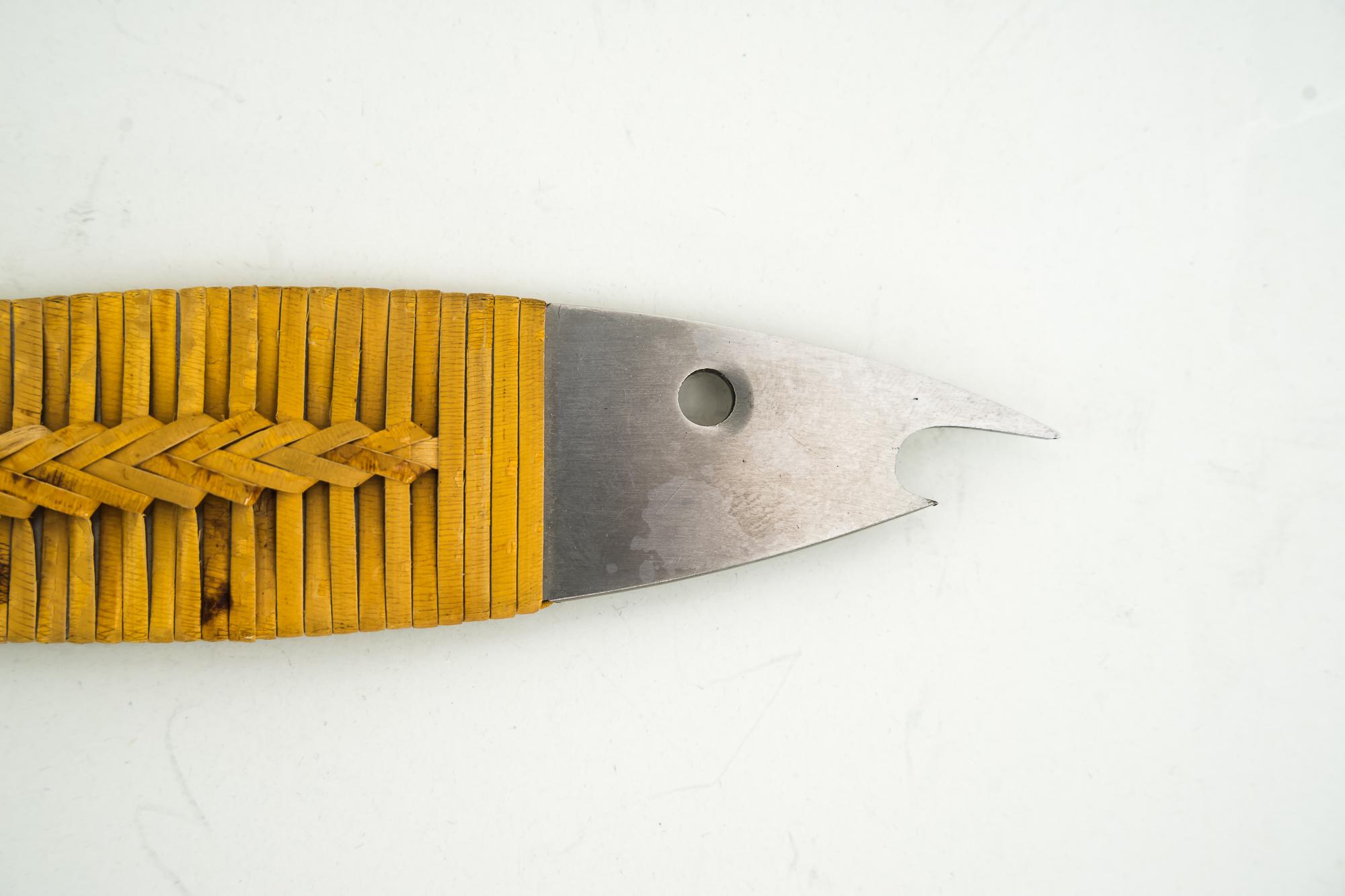 Coupe-bouteille en forme de poisson de Carl Aubck, Vienne, années 1950 en vente 1