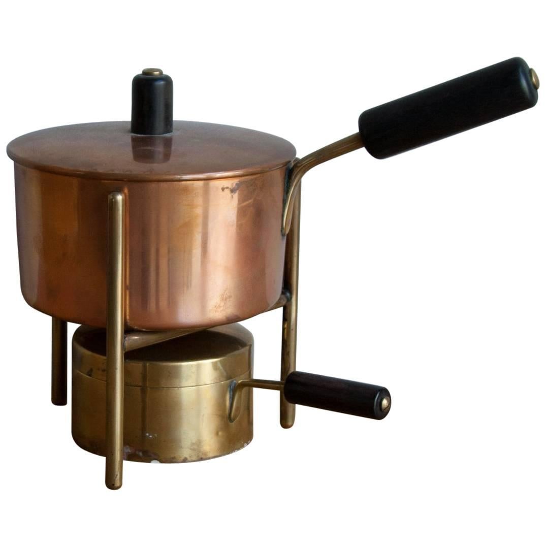 Carl Auböck Fondue Pot and Burner