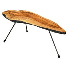 Carl Auböck for Werkstätte Carl Auböck 'Tree' Coffee Table with Walnut Slab